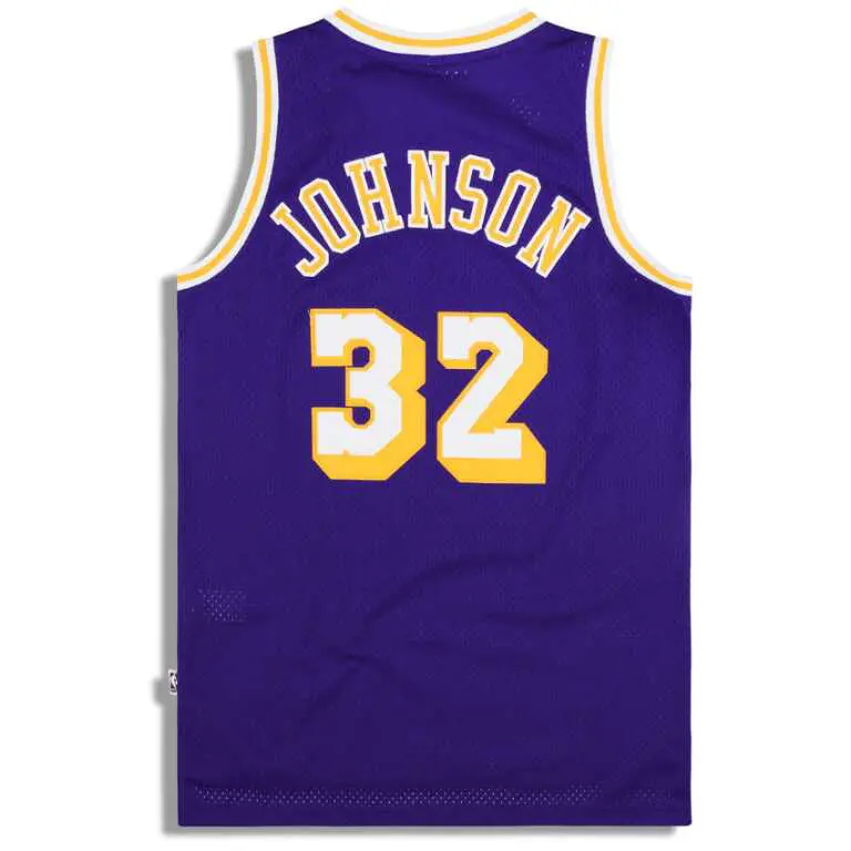 Adidas Camiseta Lakers Original Swingman Magic Johnson (purpura)