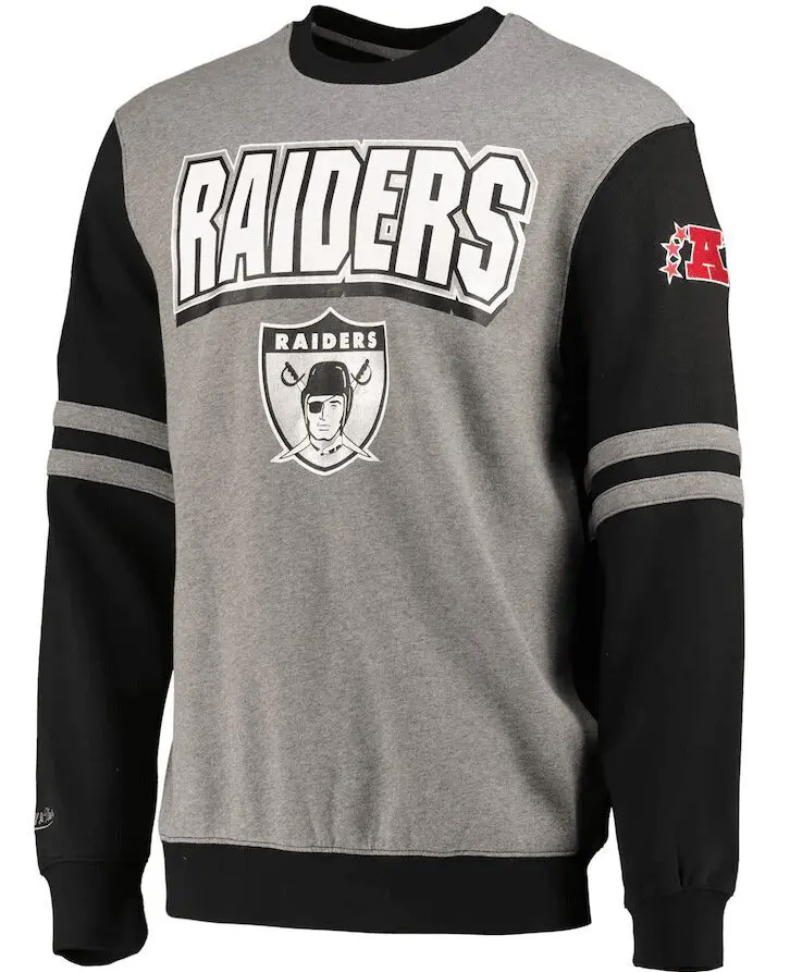 Mitchell & Ness Okland Raiders Men's Sweatshirt FCPO5512-ORAYYPPPBLCK 