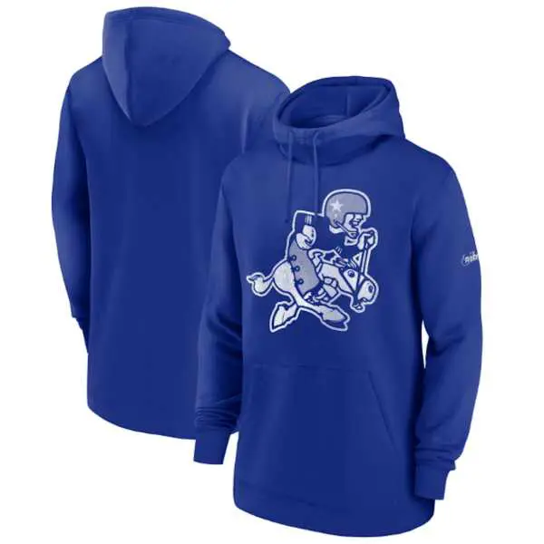 Dallas Cowboys Classic Throwback Fleece Nfl Hoodie - TeeHex