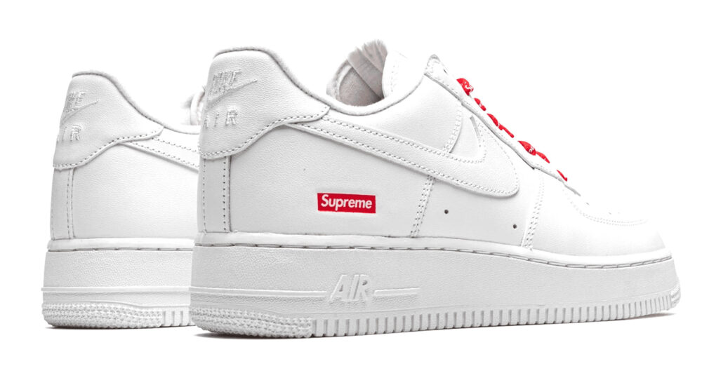 Nike Air Force 1 Low Supreme 'Box Logo' White, 12