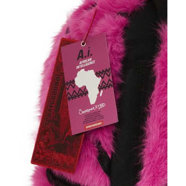 Mochila Sprayground A.I PINK FUR - Image 10